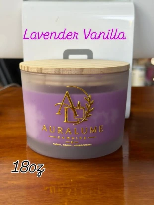 Auralume’s original Instagram photo of Lavender Vanilla