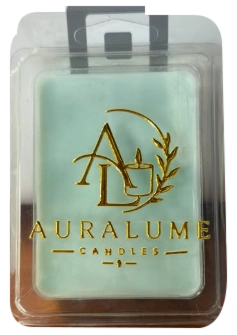 Scented Wax Melts in Auralume packaging